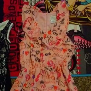 Blush ( by Us Angels) Size 10 Pink Hearts Dress